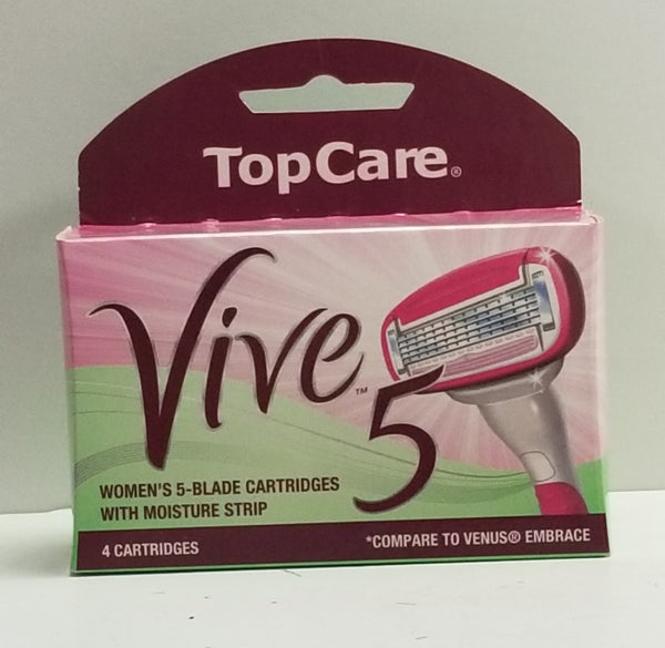 Top Care Vive 5 Women's 5 Blade Cartridges