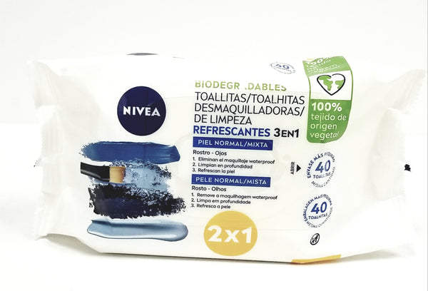 NIVEA Wipes Refreshing 40ct