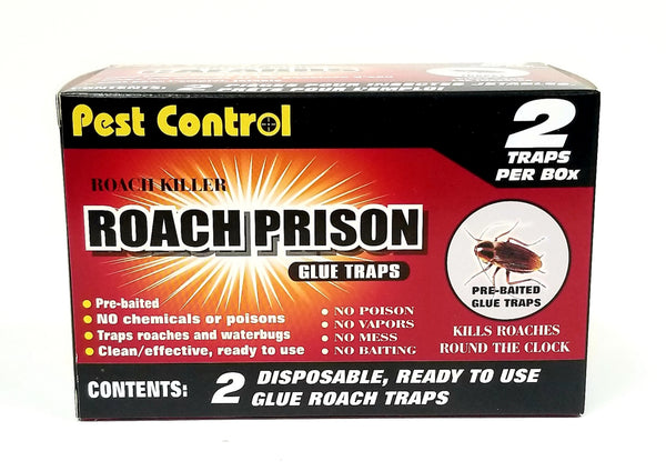 Roach Killer Roach Prison Glue Traps (2 Traps Per Box)