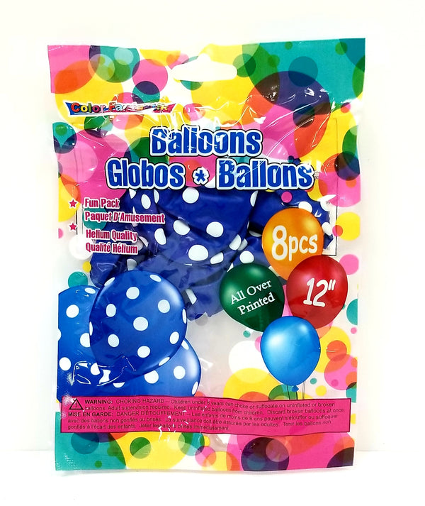 Color Fantastik Balloons Polka Dots Blue