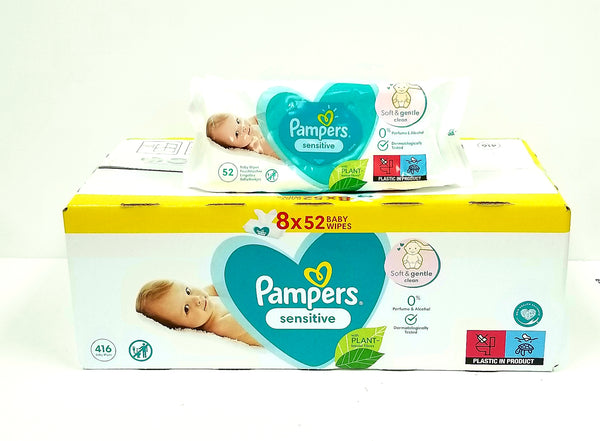 Pampers Baby Wipes Sensitive 52pcs