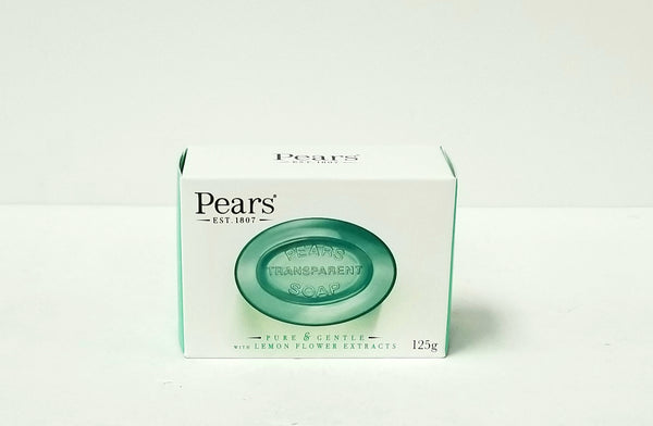 Pears Green Bar Soap W/Lemon Flower Extracts 125g