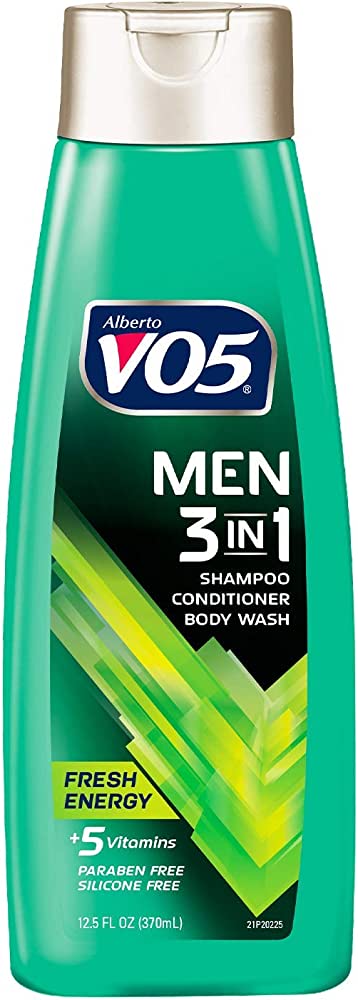 V05 Men 3-in-1 Body wash, Shampoo & Conditioner Fresh Energy 15oz