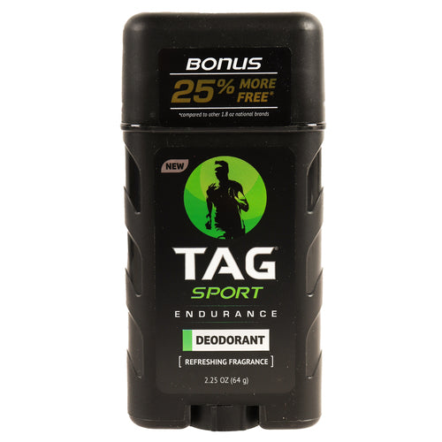 Tag Sport Endurance Deodorant Stick 2.25oz (64 g)